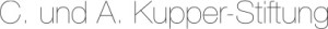 Logo C A Kupper Stiftung